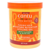 Cantu Moisture Retention Gel bottle showcases moisture and definition for curls.