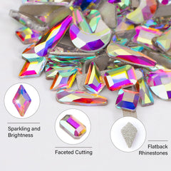 CANVALITE wax pen and tweezers enable precise placement of rhinestones.