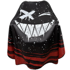 CapeshionPro barber cape black full-coverage design for adults and children