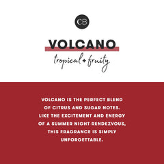 Capri Blue Volcano fragrance spray on skin for daytime boost.