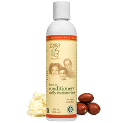 CARA B Naturally leave-in conditioner bottle highlights gentle daily care for textured hair.