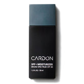Cardon men's SPF30 face moisturizer bottle shows a lightweight, hydrating formula.