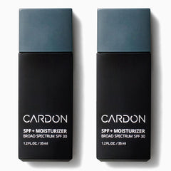 Cardon SPF30 face sunscreen bottle demonstrates lightweight protection for daily wear.
