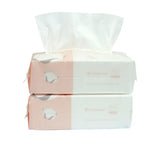 Careboree extra thick dry wipe two pack closeup showing plush cotton texture