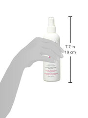 Carina Organics Sweet Pea leave-in conditioner close-up fragrance highlighting fresh scent.
