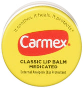 Carmex Classic Lip Balm medicated tube for daily lip relief and comfort