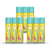 Carmex Cupcake Batter lip balm stick with SPF 15 protecting lips in sunny weather