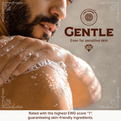 Carolina Castile Soap orange-suds closeup—creamy lather hints at a non-drying cleanse.
