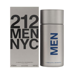 Carolina Herrera 212 Eau de Toilette spray bottle for men, ideal for daily office wear.