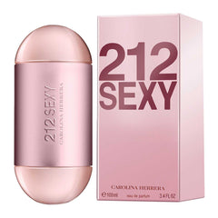 Carolina Herrera 212 Sexy lifestyle-shot suggests date-night confidence and everyday glamour.