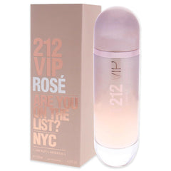 Carolina Herrera 212 VIP Rose shows woody musk depth for lasting intrigue.
