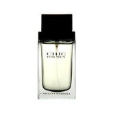 Carolina Herrera CHIC EDT 3.4 oz bottle-front highlights leathery wood allure for confident evenings.
