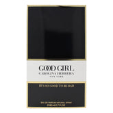 Carolina Herrera Good Girl bottle angled shot for day-to-night elegance.