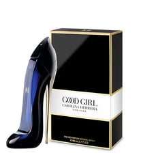 Carolina Herrera Good Girl box packaging suggests premium gifting and unboxing ritual.