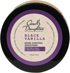 Carol's Daughter Black Vanilla Edge Control bottle for sleek edges and moisture