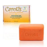 CAROTÏS Exfoliating Soap packaging shown for premium daily cleansing ritual