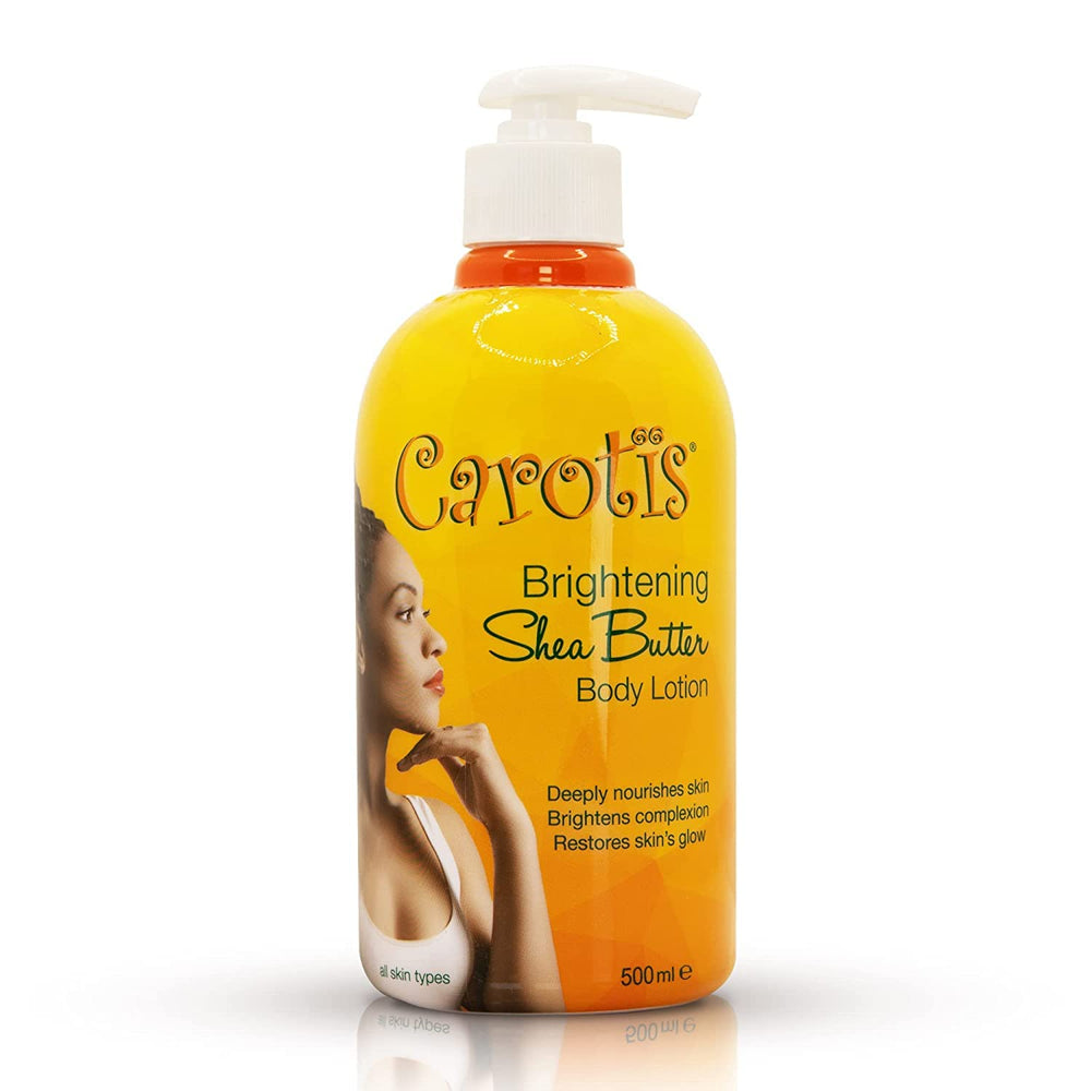 CAROTÏS Skin Brightening Lotion bottle front hints even tone