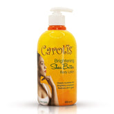 CAROTÏS Skin Brightening Lotion bottle front hints even tone