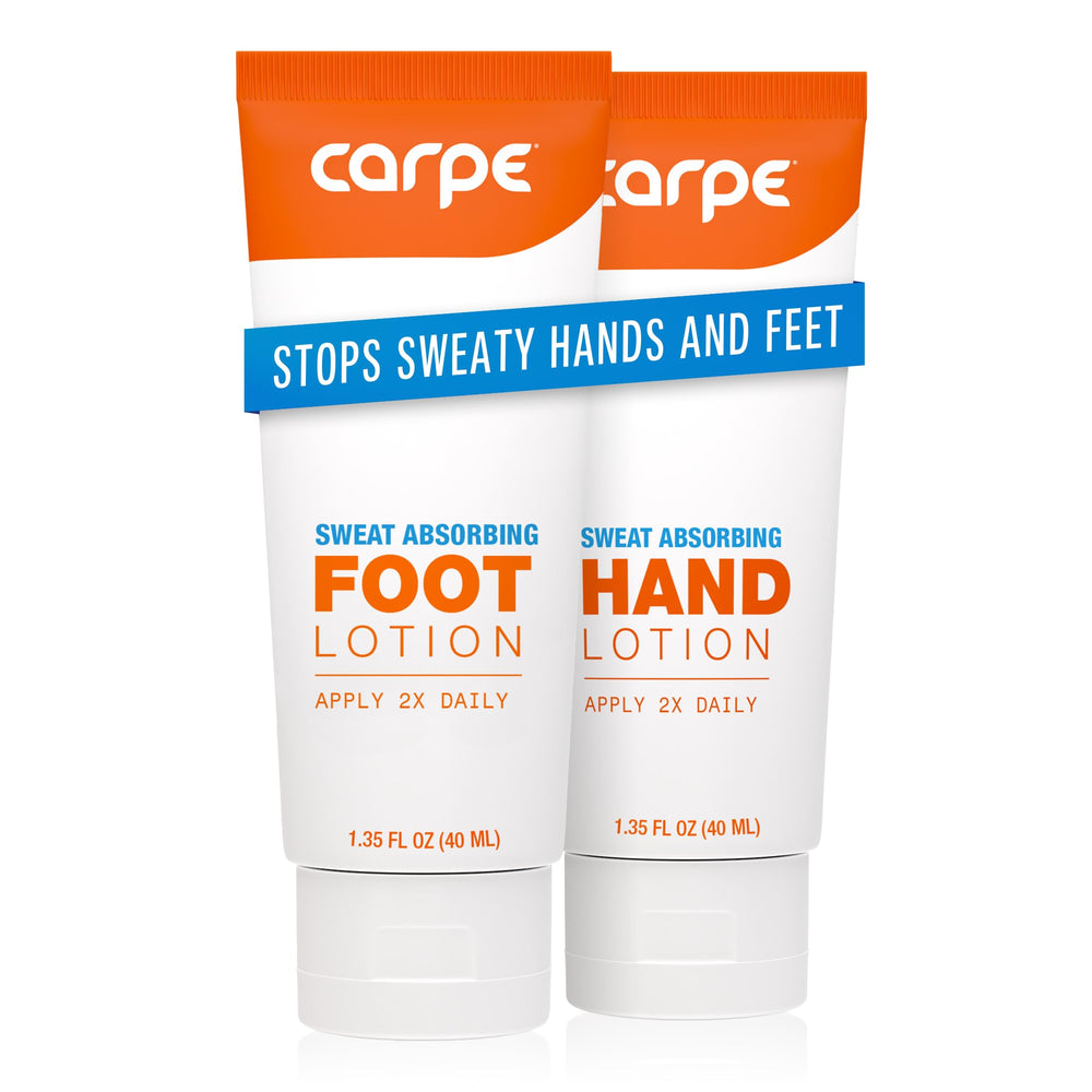 Carpe bottle-pump image for easy, mess-free application.
