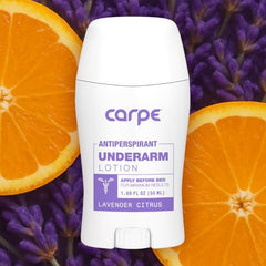 Carpe dermatologist-tested formula signals safety and trusted OTC strength.