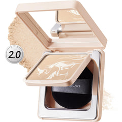 CARSLAN 2.0 powder compact front view for oil control and long wear.