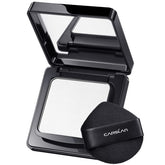 CARSLAN waterproof face pressed powder compact in a closed case for all-day oil control.