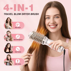 Casavok dual voltage brush side view shows compact travel-ready design.