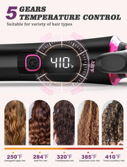Casavok Mini Curling Iron half-inch barrel creates tight, defined curls.