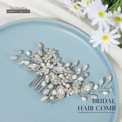 CASDRE pearl crystal detail highlights timeless wedding elegance