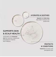 Caswell-Massey All-in-1 Body Wash pour shot showing quick, all-in-one shower routine