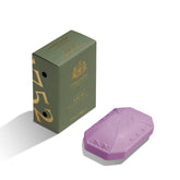 Caswell-Massey Lilac Bar Soap packaging, gift-ready presentation for special occasions.