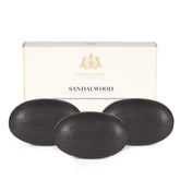 Caswell-Massey sandalwood gift-set packaging showcases elegant box for gifting