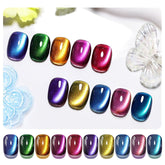 JODSONE cat eye blue polish for at-home dramatic nail effects and DIY mani