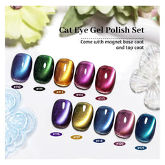 JODSONE cat eye green polish offering shifting shimmer for festive nails