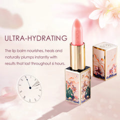 Catkin lip balm moisturizing texture provides soft, hydrated lips throughout the day.