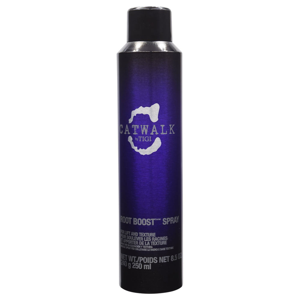 CATWALK by TIGI Root Boost spray bottle provides weightless lift and shine.