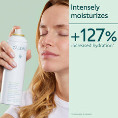 Caudalie grape water ingredients organic label close-up highlighting natural hydration