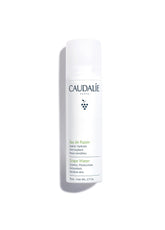 Caudalie Grape Water Mist bottle close-up showing gentle hydrating properties for sensitive skin.
