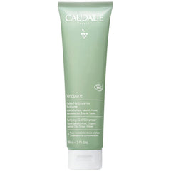Caudalie Vinopure cleanser pour forms foam for purified pores.