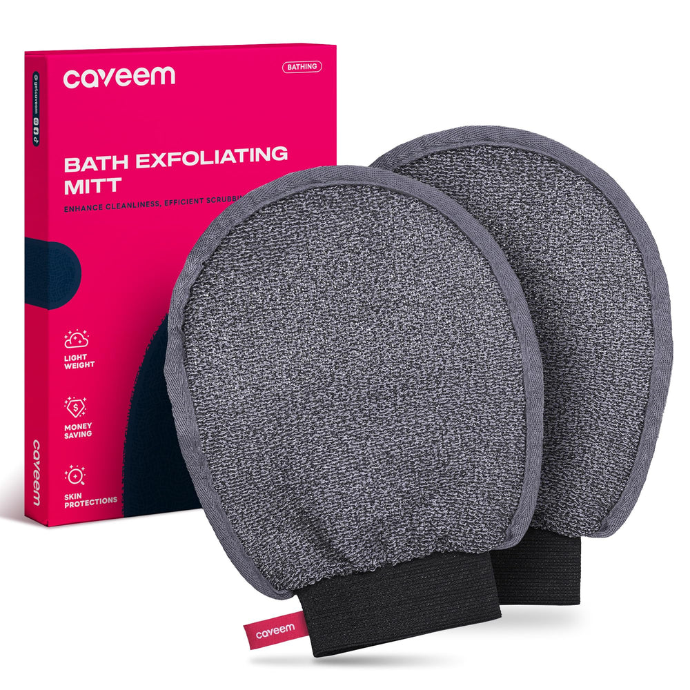 Caveem Exfoliating Mitt textured glove for deep cleansing and smoother skin