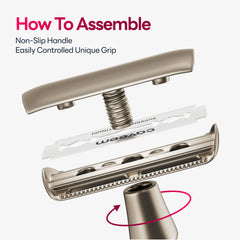CAVEEM set includes five stainless steel blades for convenient replacements