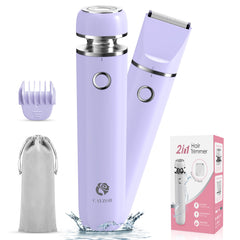 Cayzor bikini trimmer purple all-in-one for quick at-home grooming
