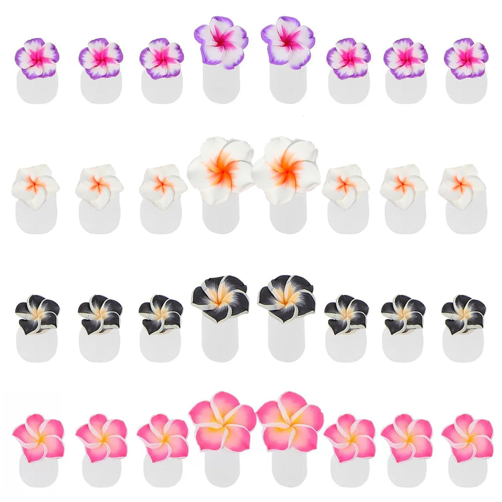 Cbbaokyy toe separators flower set close-up for precise polish application