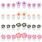 Cbbaokyy toe separators flower set close-up for precise polish application