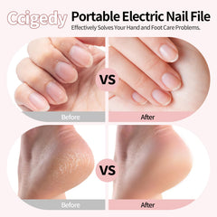Ccigedy cordless nail drill offers travel-friendly convenience for quick manicures anywhere