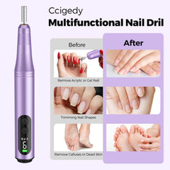 Ccigedy sapphire barrel shaping bit for smooth nail shaping at home