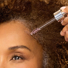 Cécred Restoring Hair & Edge Drops dropper application delivers precise serum to follicles