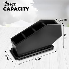 cefreco gothic wooden vanity storage adds stylish organization to bathroom or desk