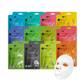 Celavi Essence mask variety set close-up, highlighting hydration and brighten potential.