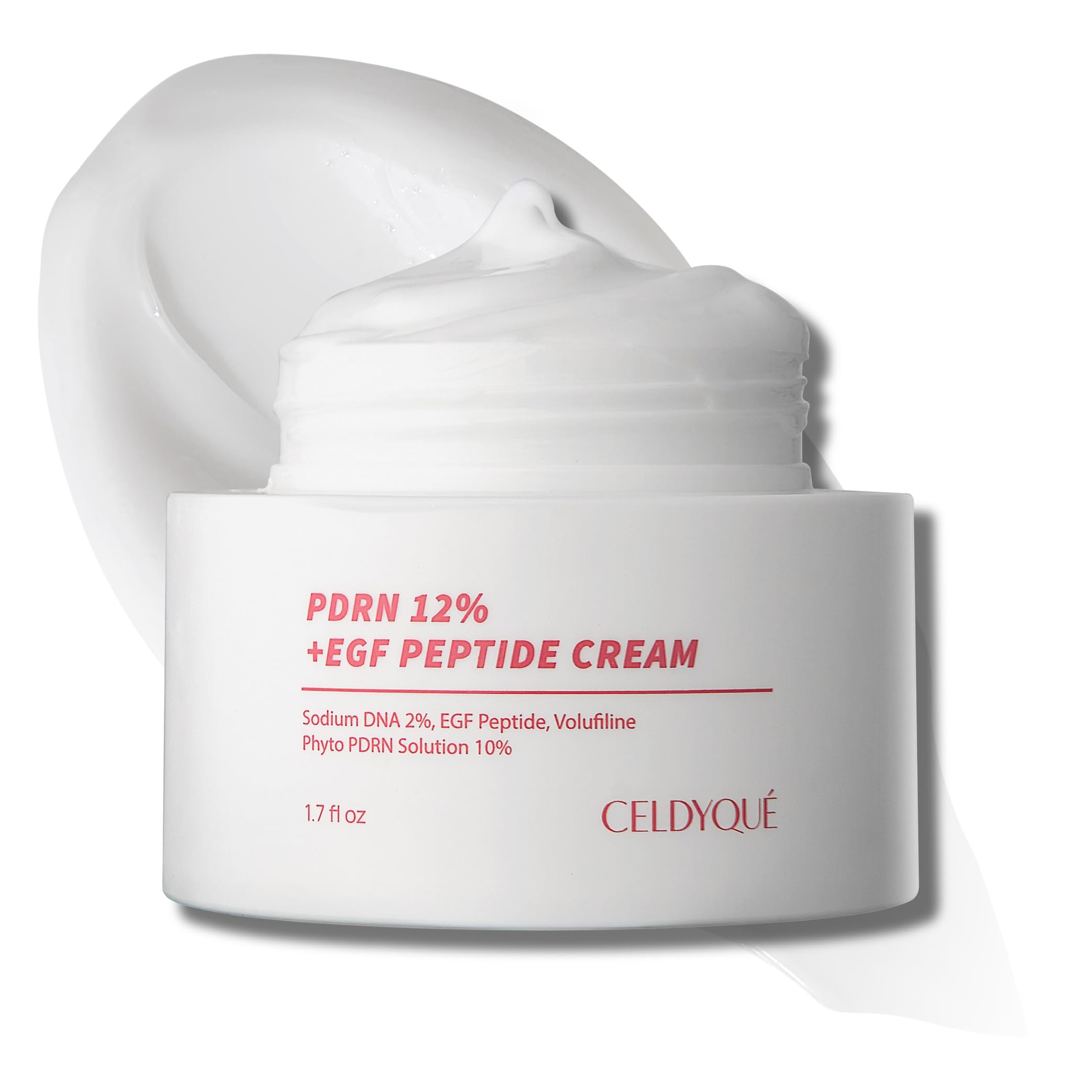 CELDYQUE PDRN cream bottle emphasizing post-procedure care